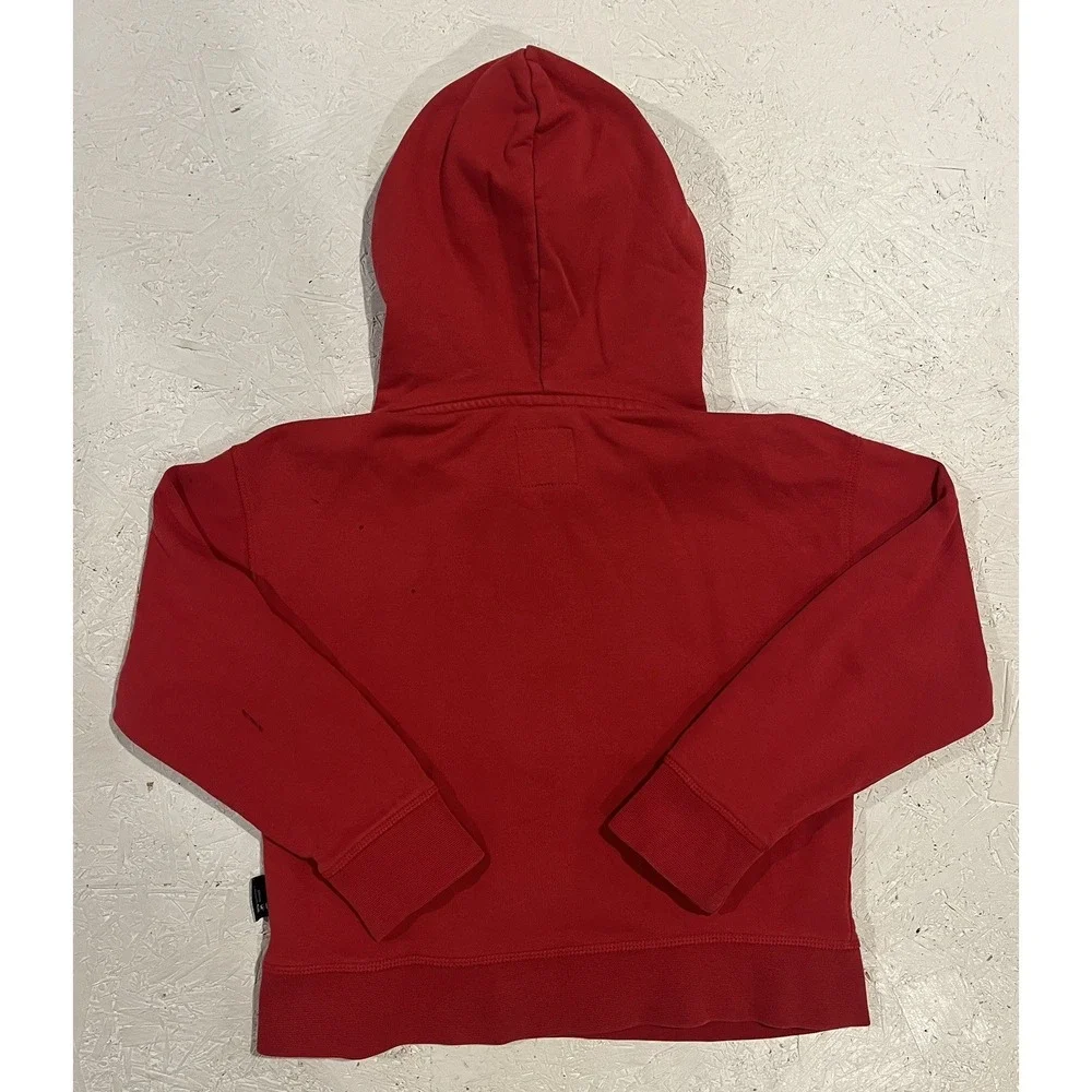 Gap Kids Sweatshirt Youth Size Medium Mickey Mouse Disney Red Fleece Hoodie‎